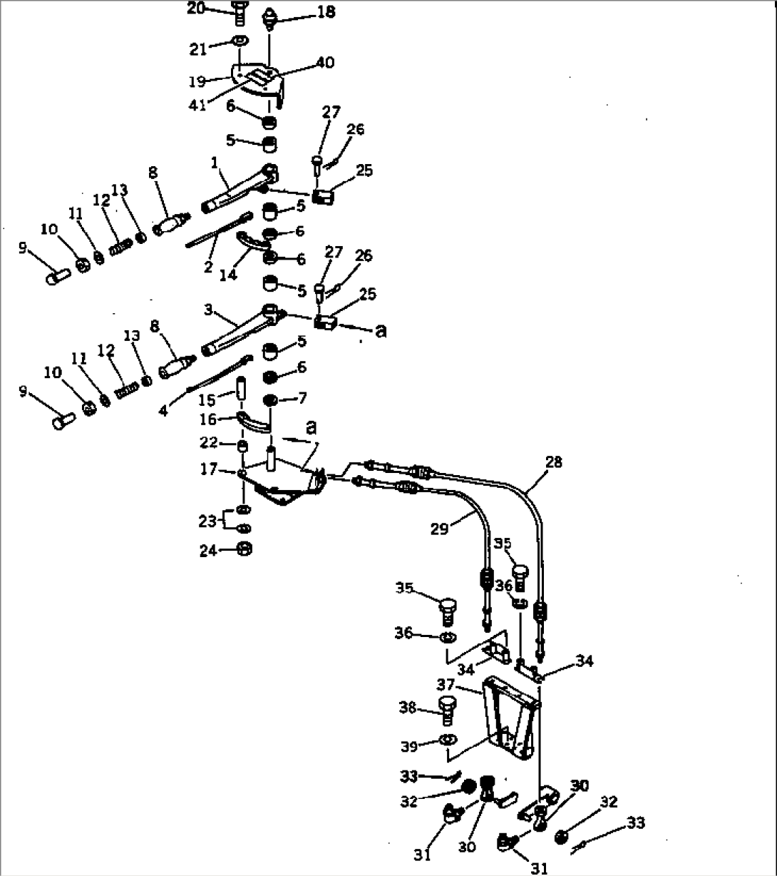 CONTROL LEVER (1/2) (FOR TOWING WINCH)