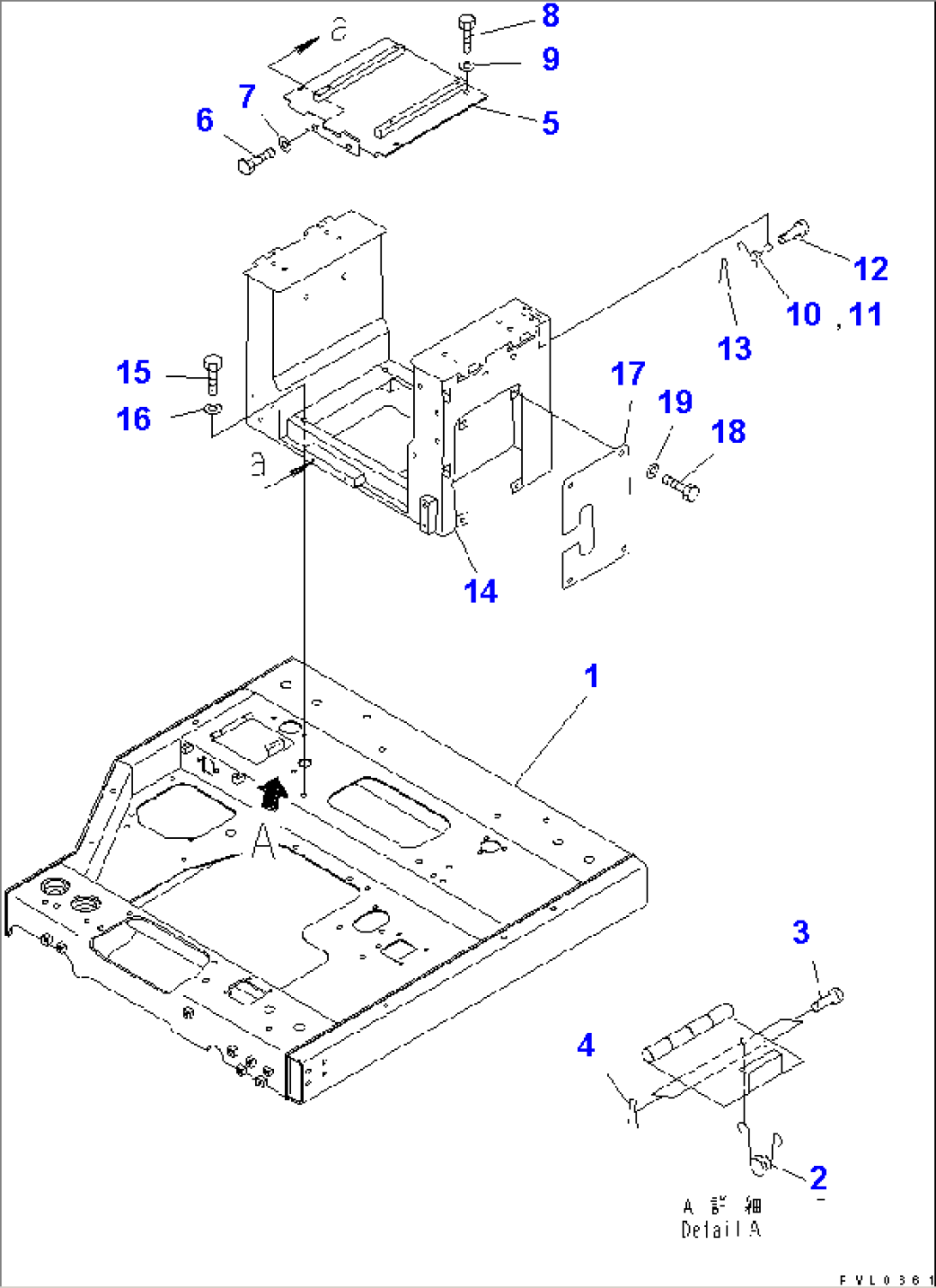 FLOOR FRAME (WITH RADIATOR SHATTER)