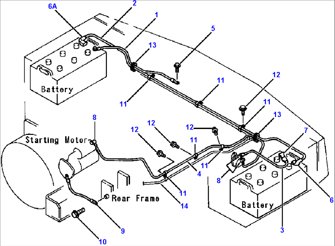 ELECTRICAL SYSTEM BATTERY LINE