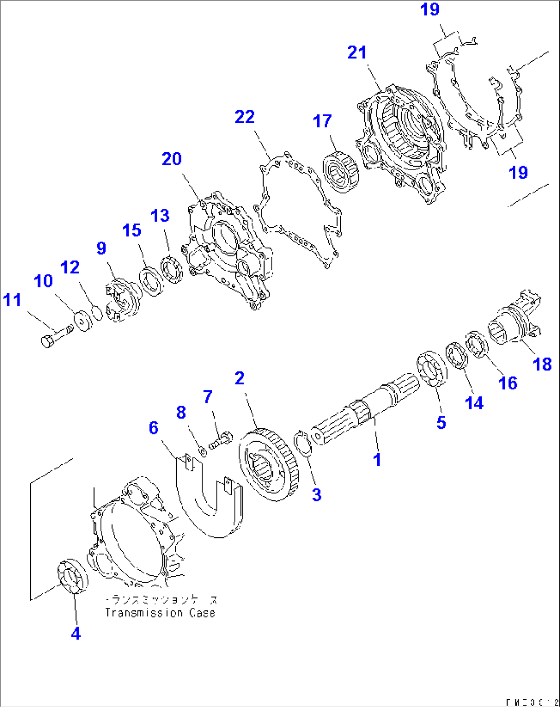 TRANSMISSION (OUTPUT SHAFT)