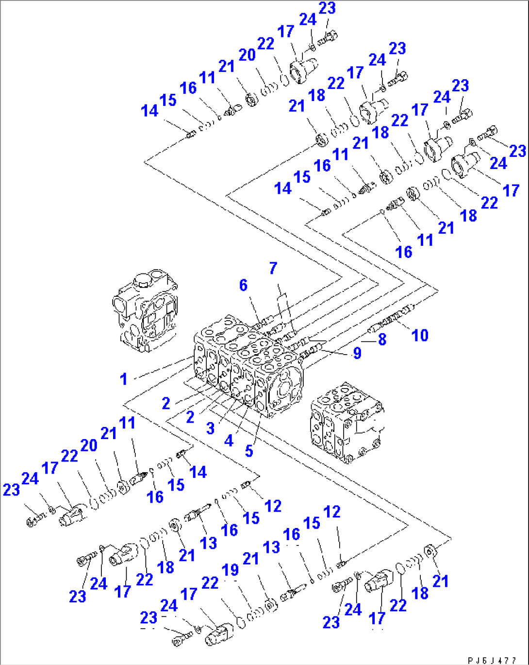 MAIN VALVE (8-VALVE) (1/8)(#52374-)