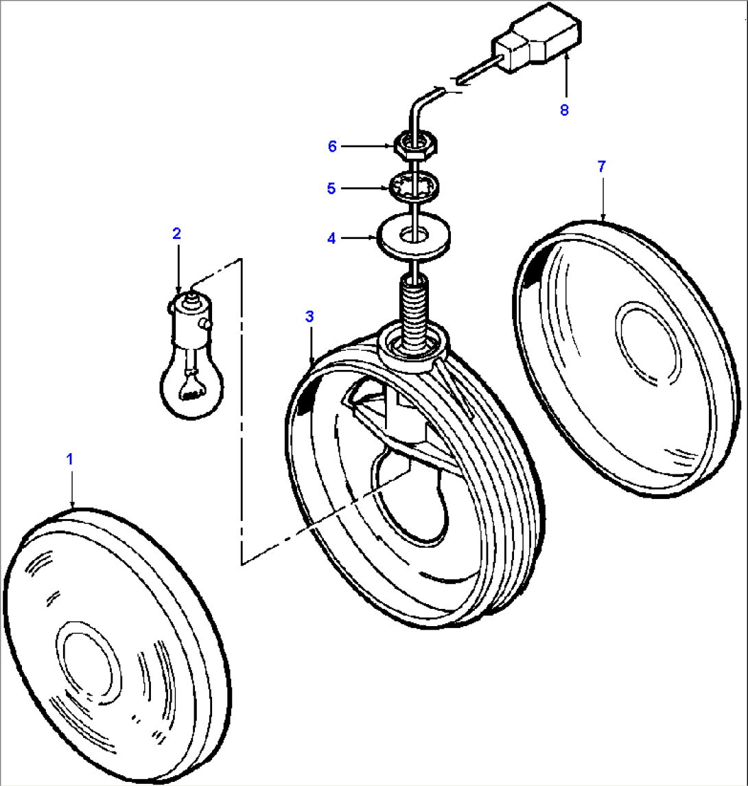 FIG. E5220-01A1 TURN SIGNAL LAMP