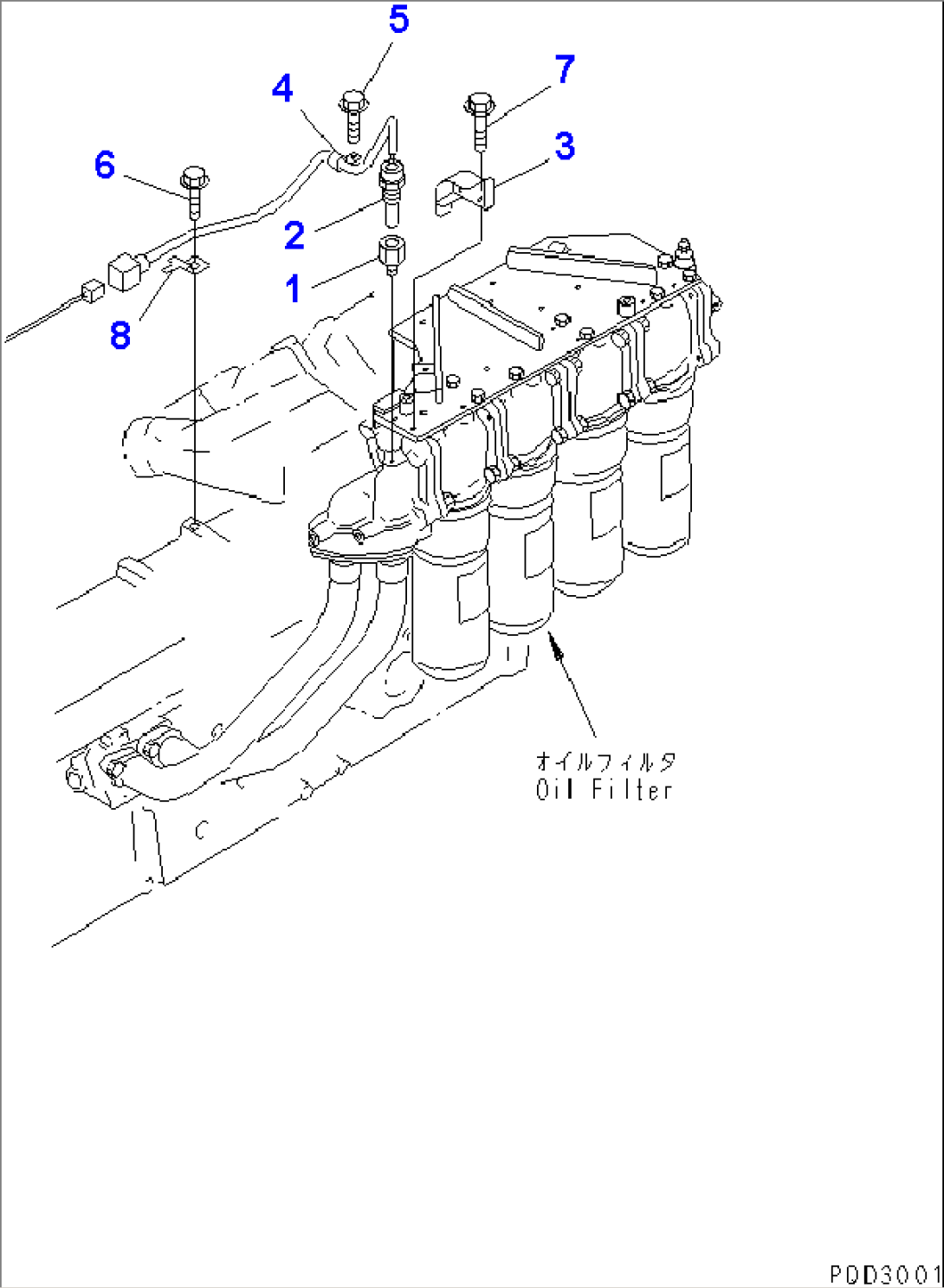 OIL PRESSURE SENSOR (VHMS SPEC.)(#11755-)