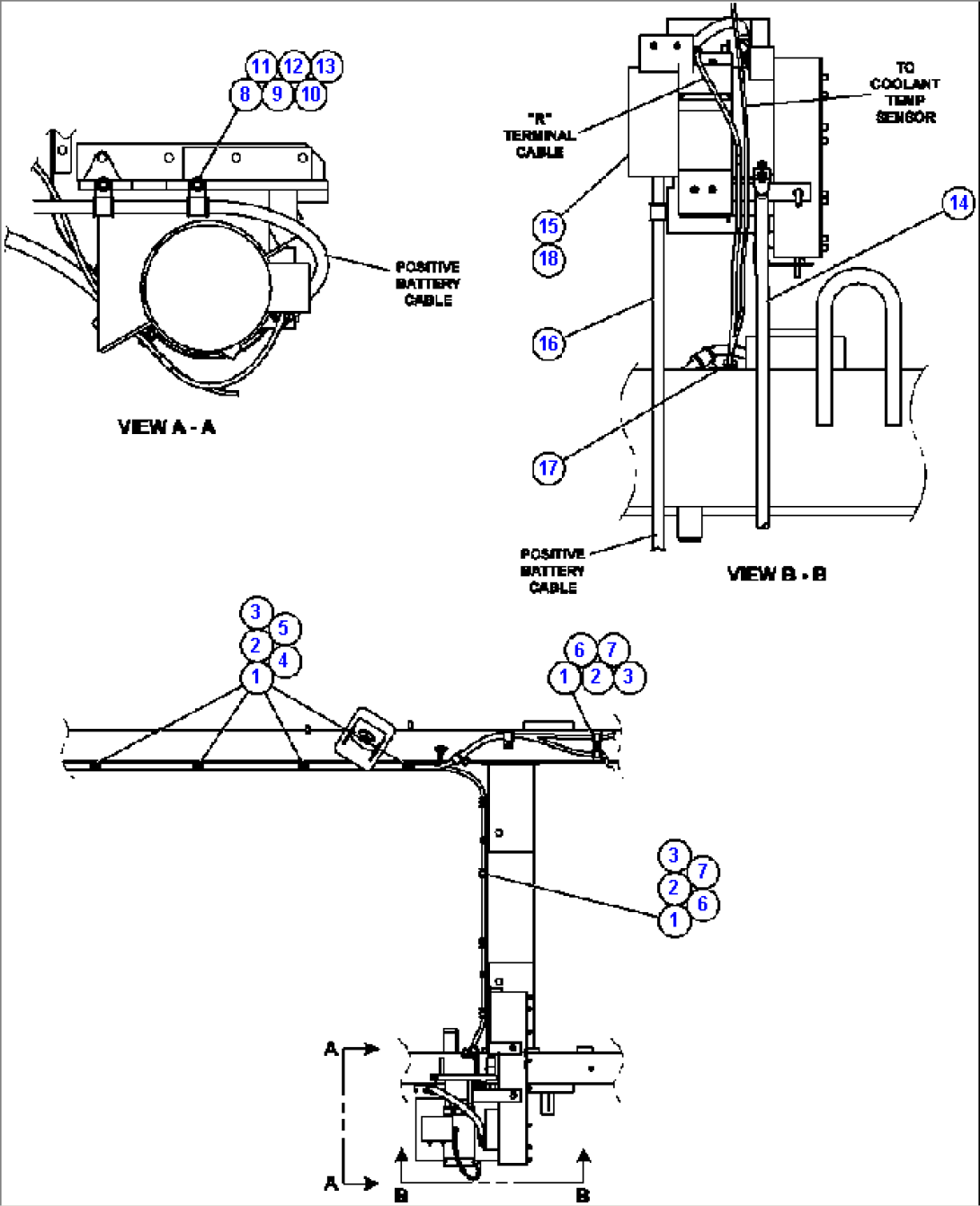 ENGINE WIRING R.H. - ALTERNATOR