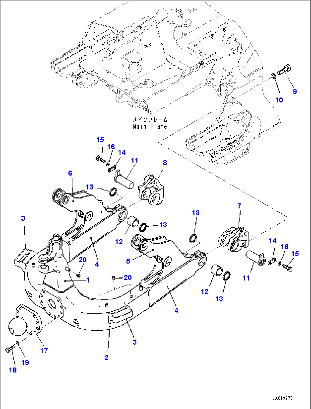Dozer Frame (#80179-)