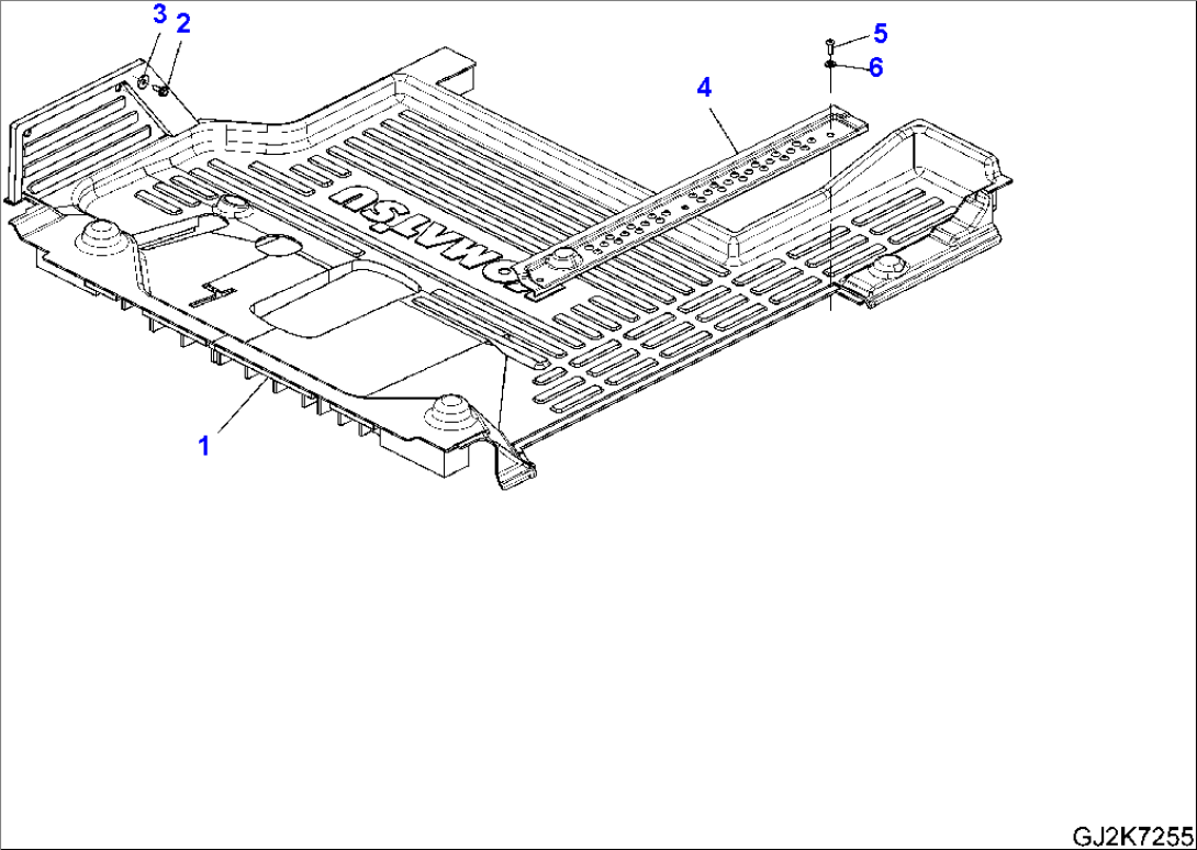 FLOOR MAT- TWO-PIECE BOOM