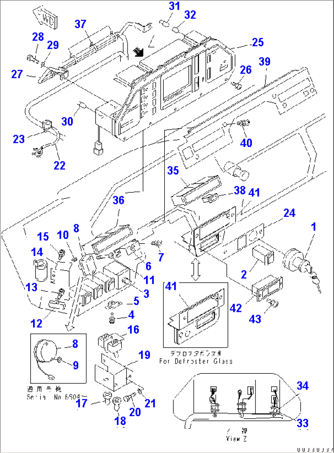INSTRUMENT PANEL (FOR EC REGULATION)(#5680-)