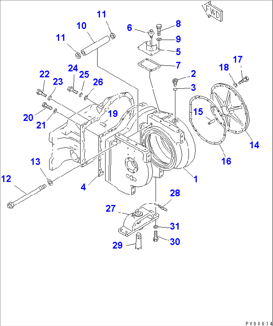 TOWING WINCH (WINCH CASE)