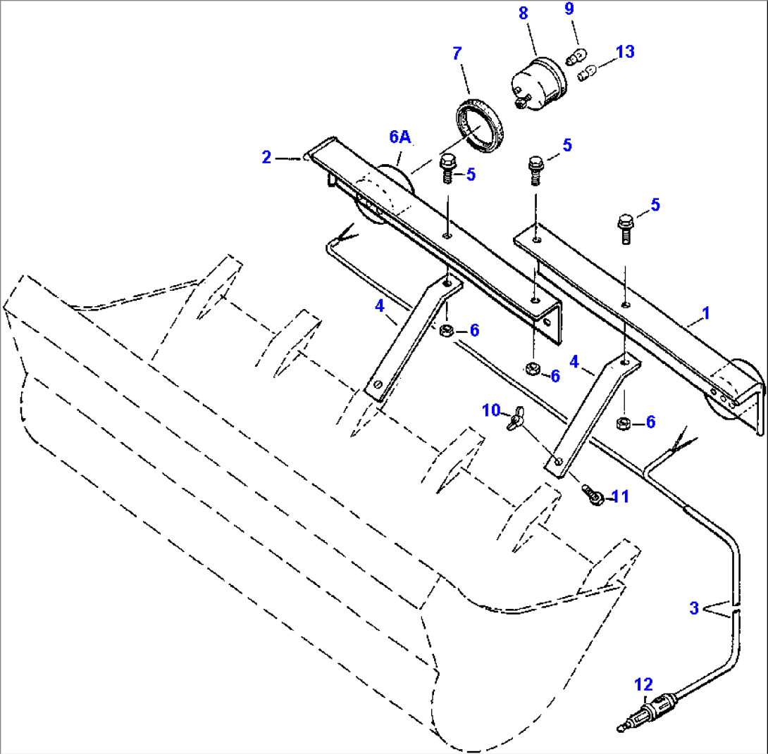 RIPPER TOOTH WEAR PLATE, MARKER LIGHT