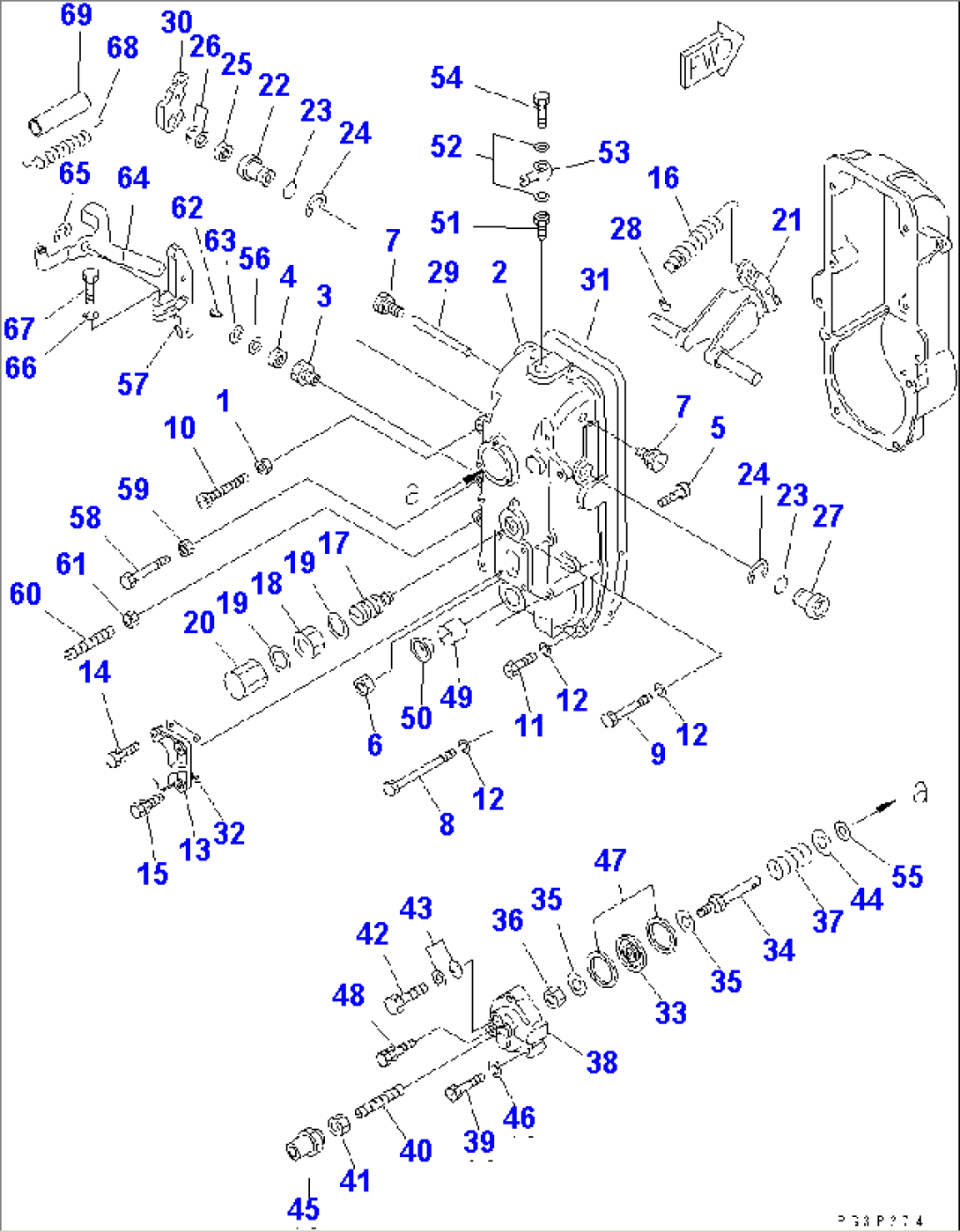 FUEL INJECTION PUMP (GOVERNOR) (1/2)(#11683-)