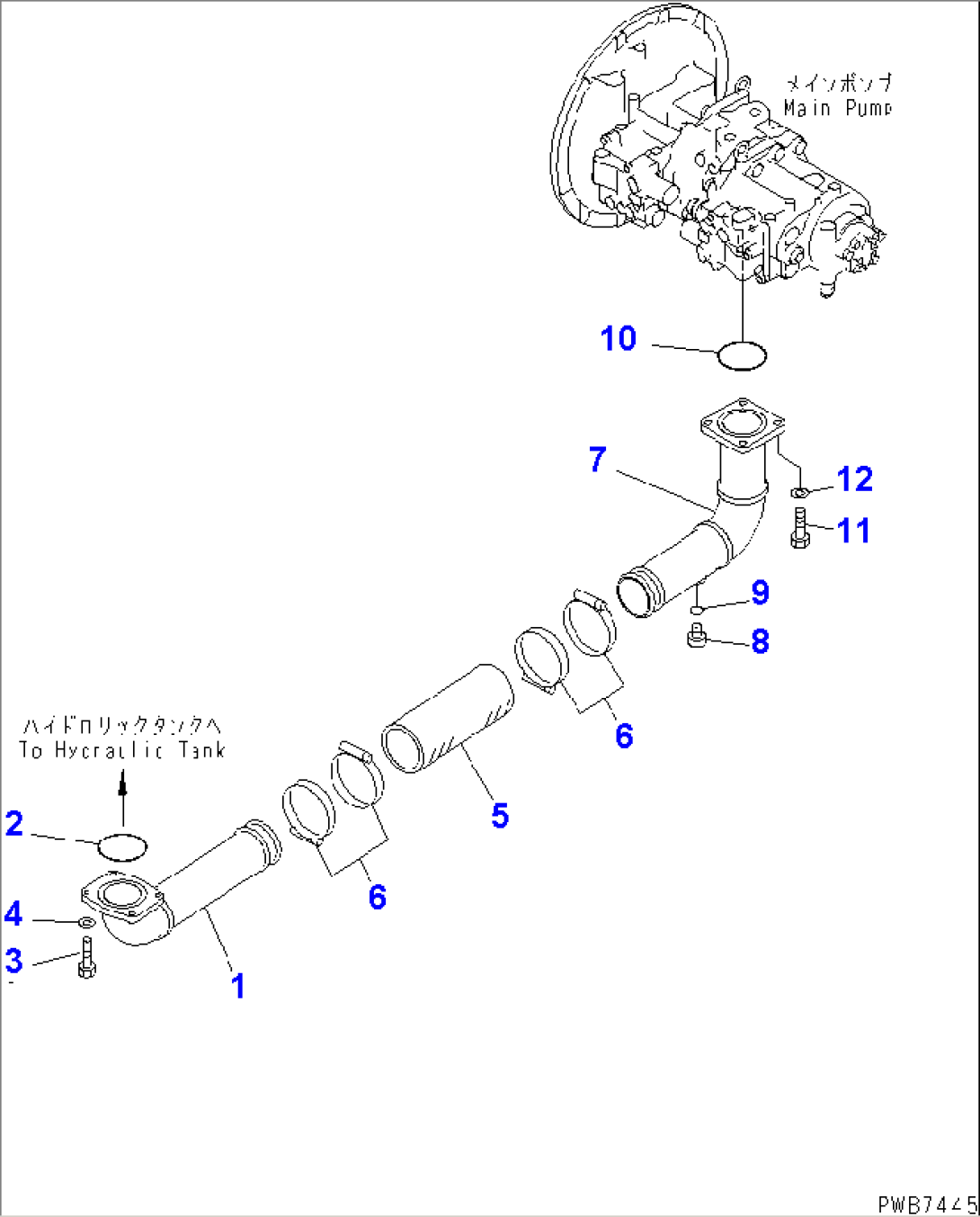 SUCTION LINE(#12001-)