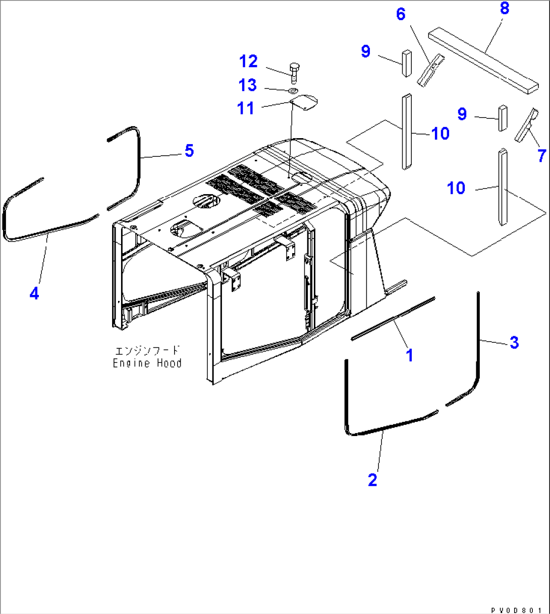 HOOD (SEAL AND SHEET)