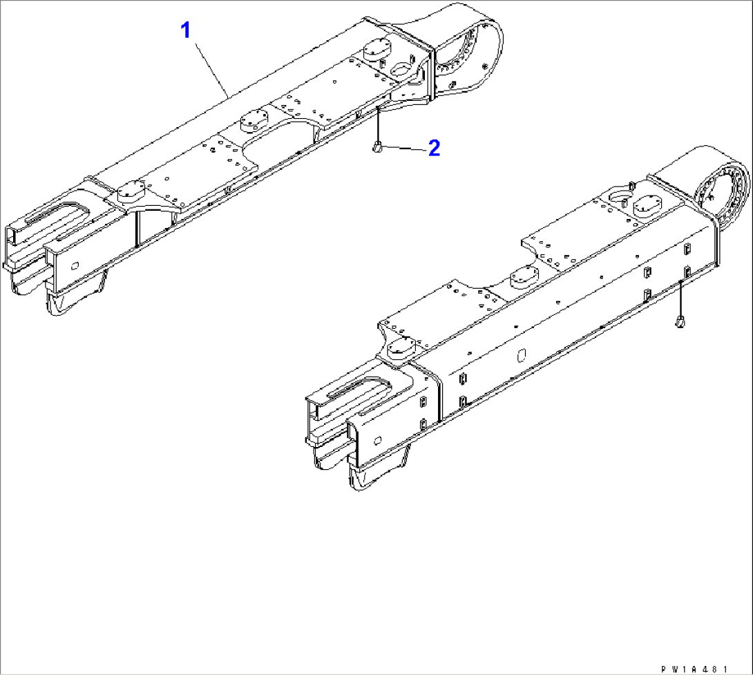 TRACK FRAME (R.H.)(#10104-)