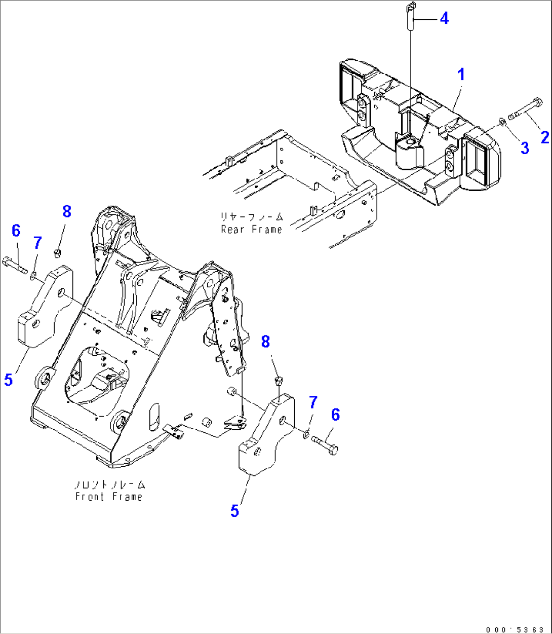 COUNTER WEIGHT (ADDITIONAL WEIGHT) (SNOW REMOVING SPEC.)