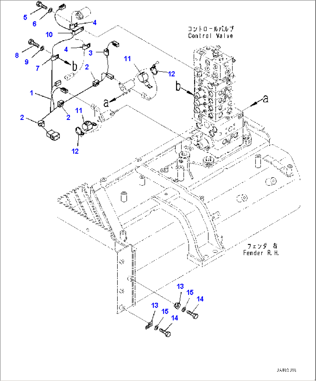 Fender Group, Control Valve Wiring Harness (#80001-)