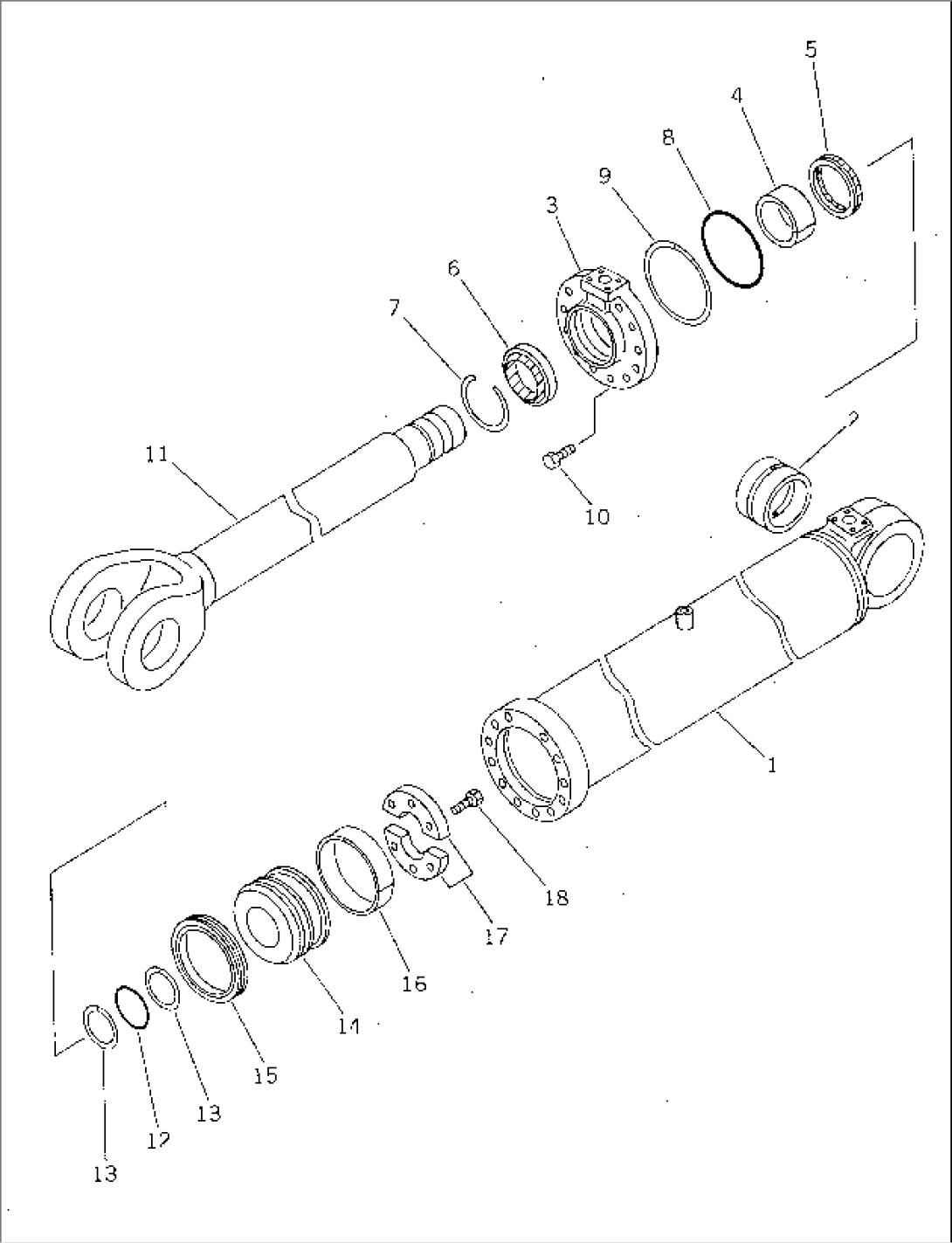 LIFT CYLINDER(#20001-)