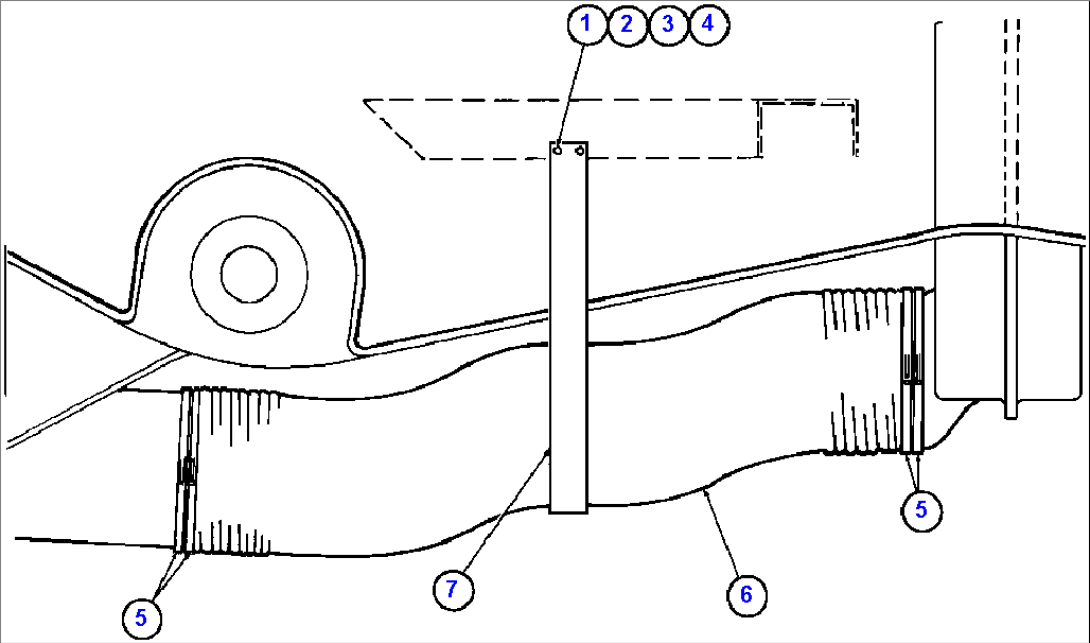 DRIVE AXLE BLOWER HOSE