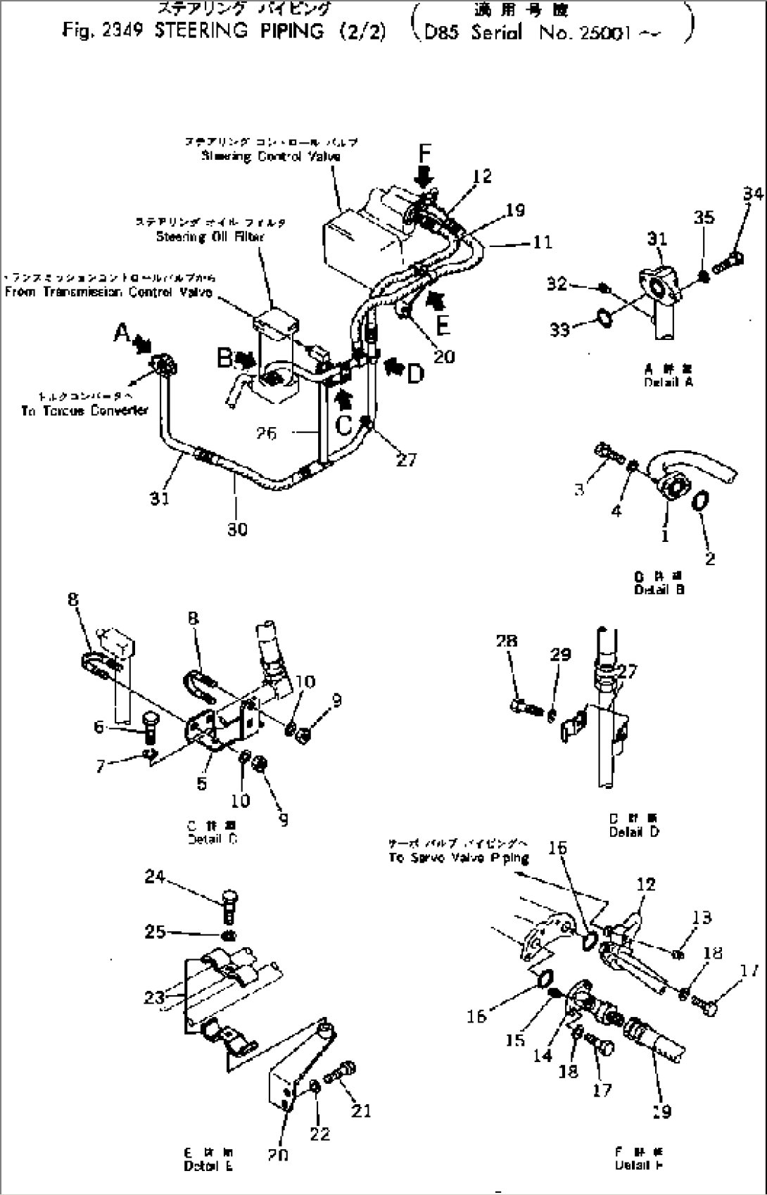 STEERING PIPING (2/2)