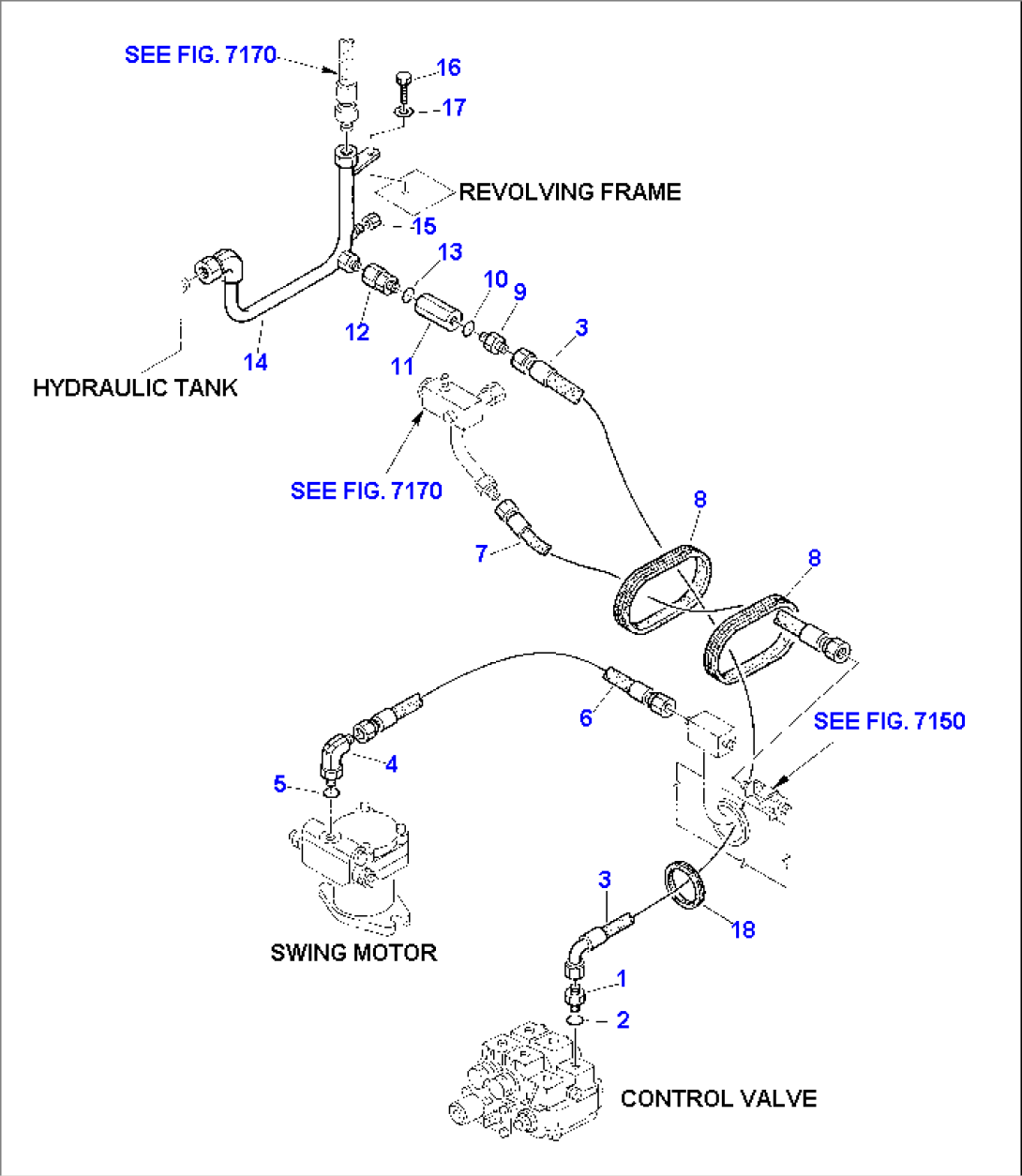 HYDRAULIC PIPING (RETURN LINE) (2nd PARTE)