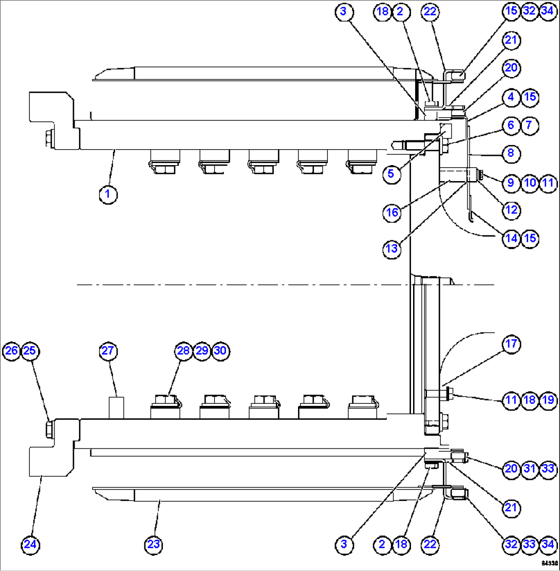 ALTERNATOR - YOKE ASSEMBLY PC2610