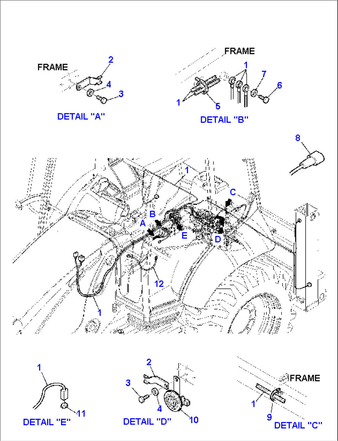 ELECTRICAL SYSTEM (FRAME LINE) (1/2)