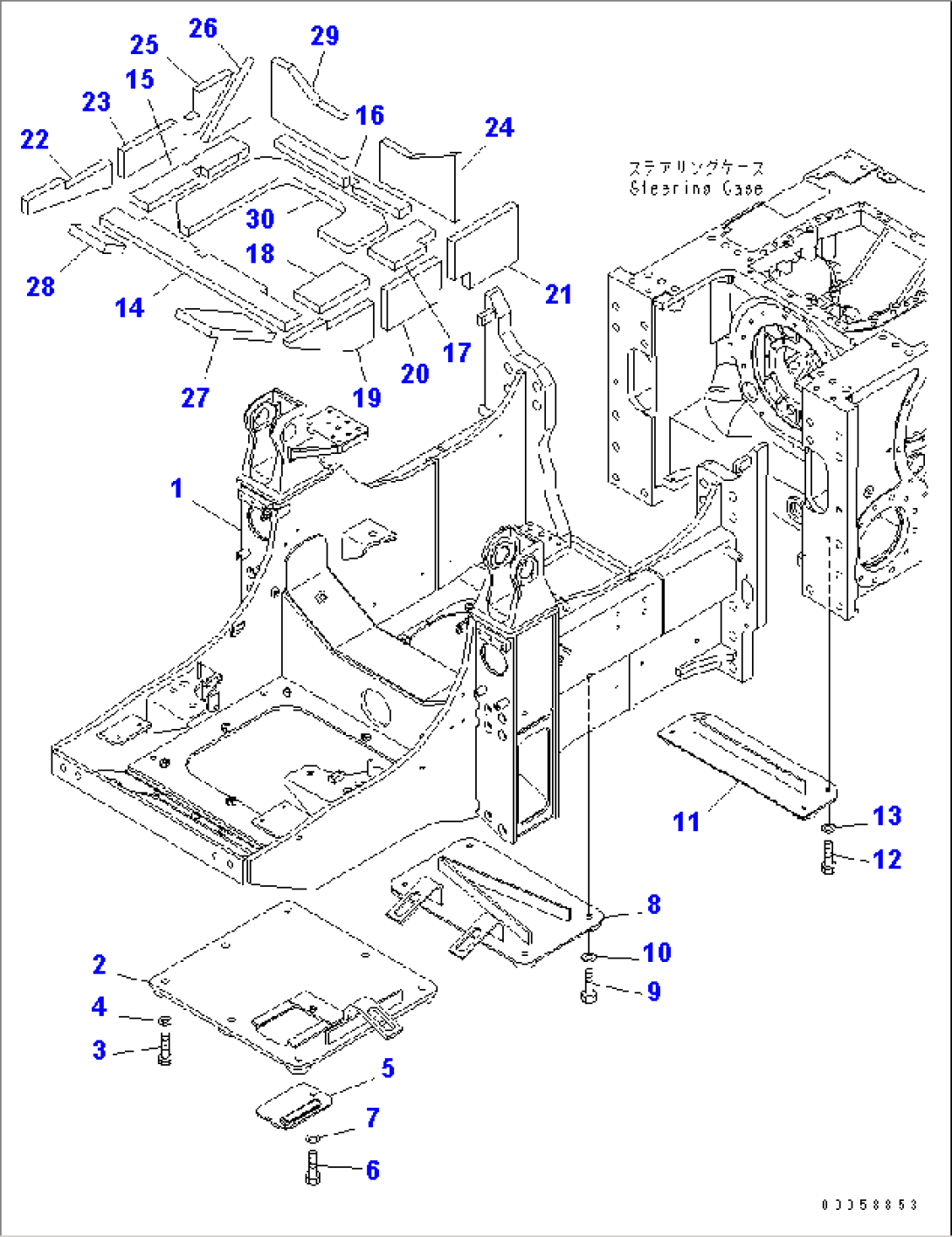 MAIN FRAME (STRENGTH TYPE) (EU NOISE REDUCTION ARRANGEMENT 2)