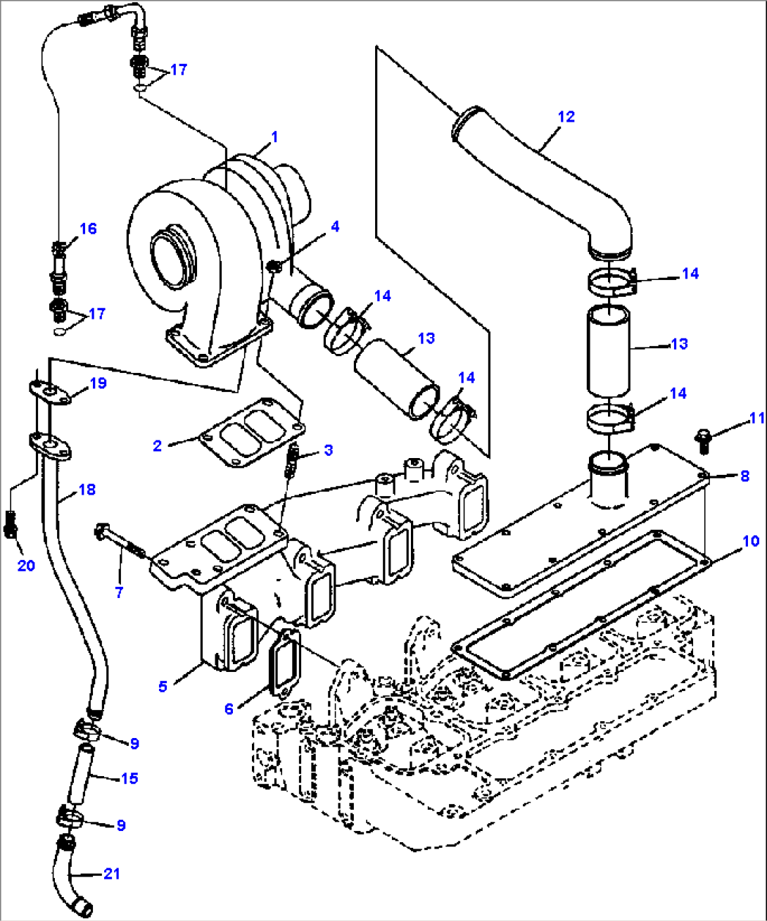 TURBOCHARGER PLUMBING & MOUNTING