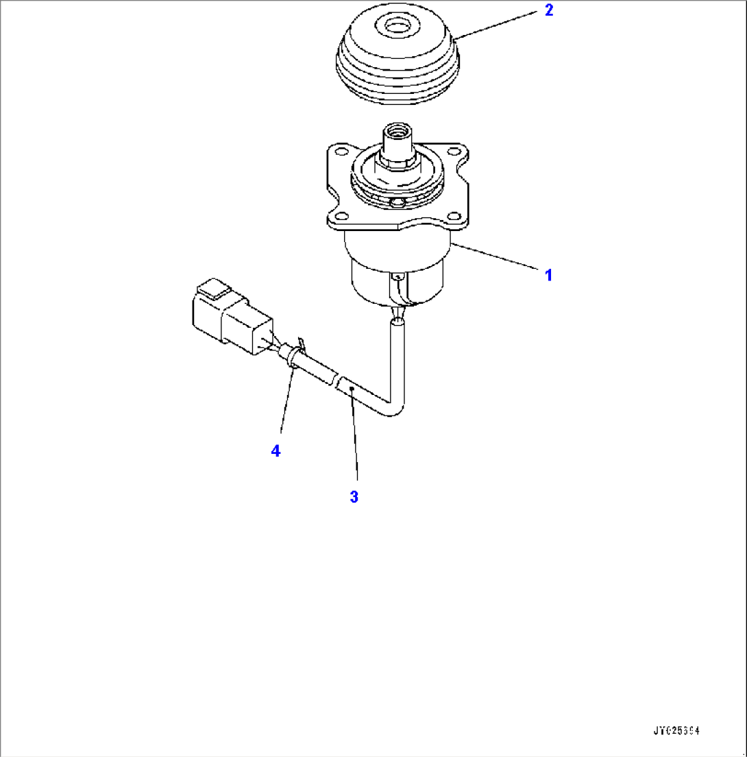Control Unit, Blade Control Lever (#100083-)