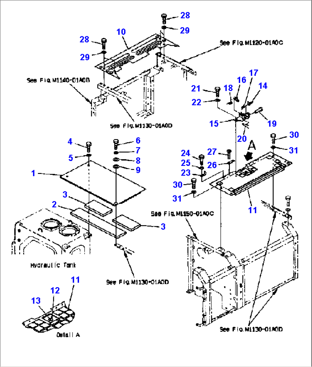 COVER (MACHINE CAB) (UPPER) (PC200-6B)