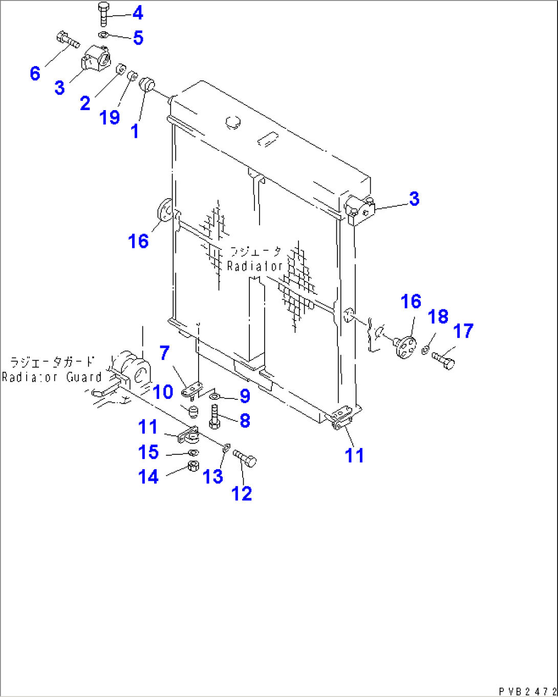 RADIATOR MOUNT(#10012-10042)