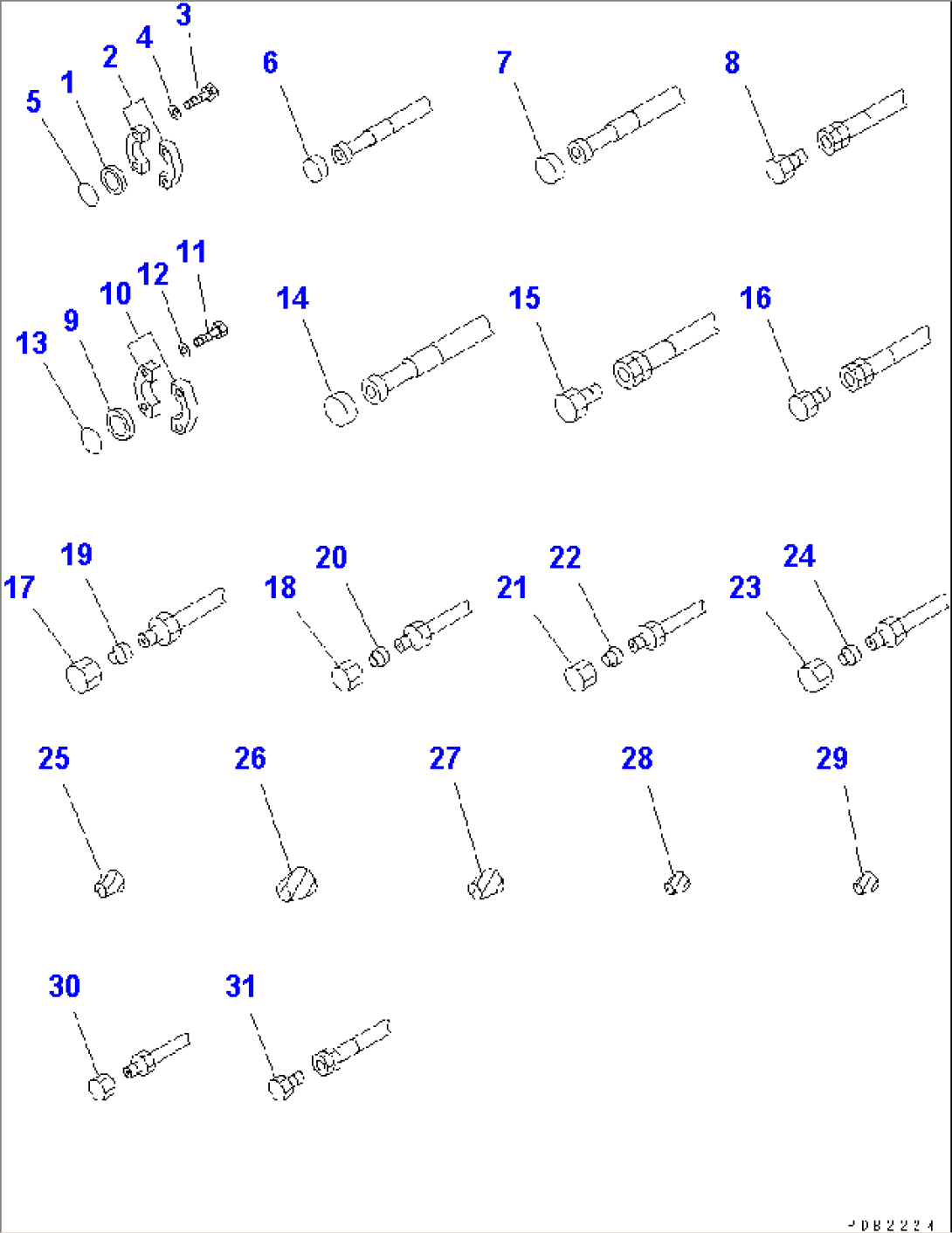 FLASHING AND BLIND PARTS (BLIND PARTS) (2/4)(#10001-11001)