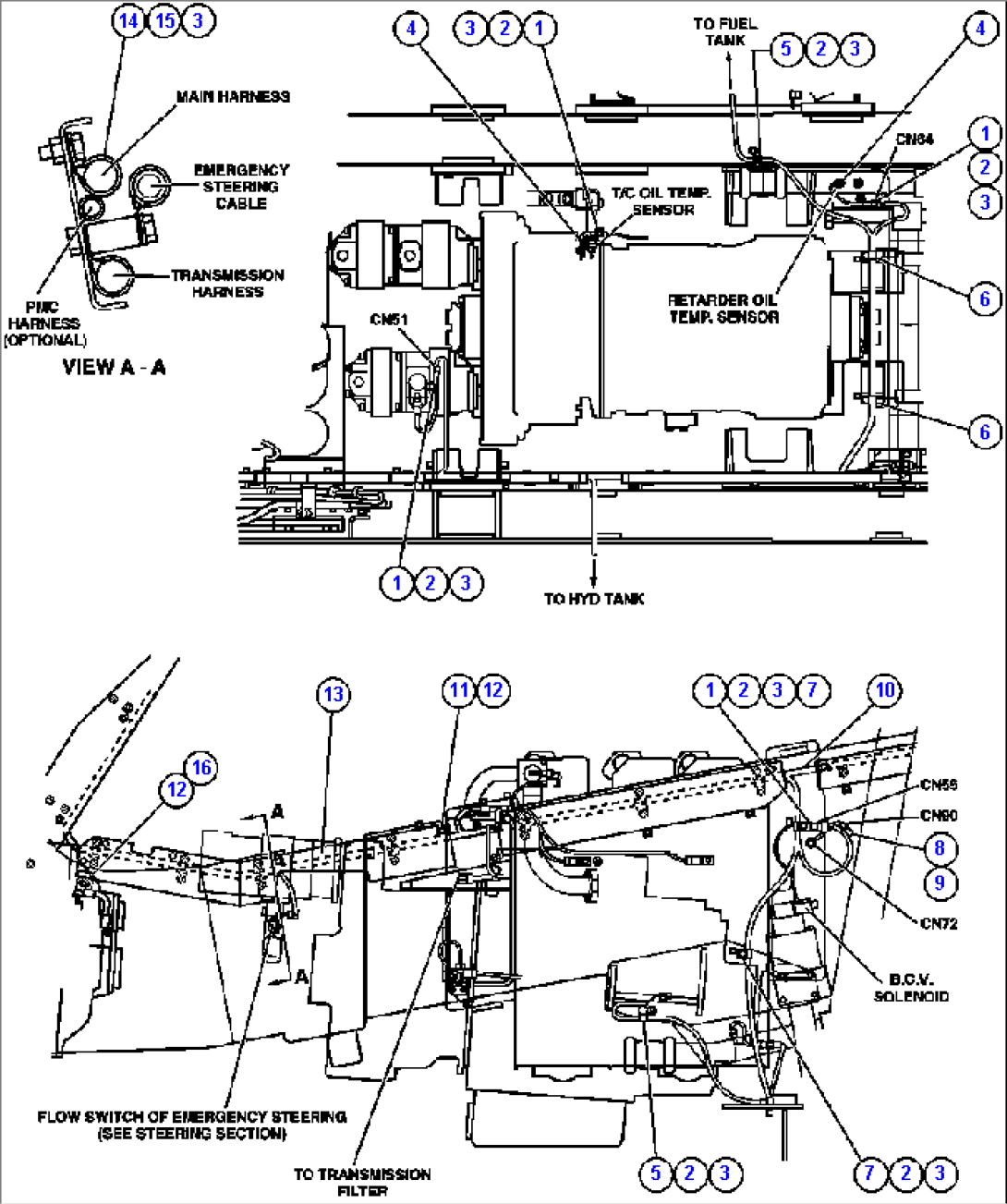 WIRING INSTALLATION - FRAME CENTER