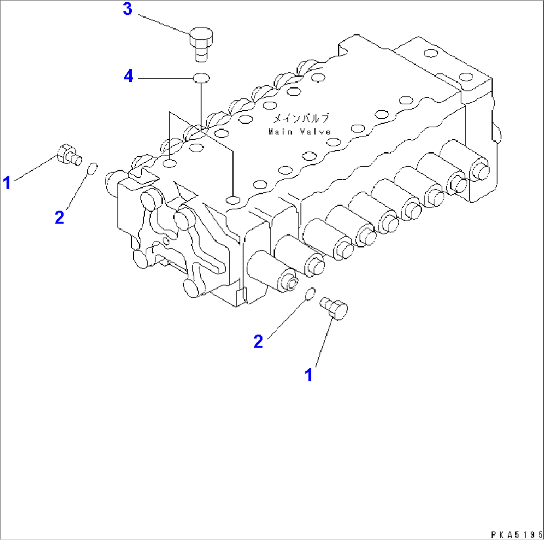 MAIN VALVE (PLUG) (1-ACTUATER ATTACHIMENT) (CHASSIS NOT PIPING)