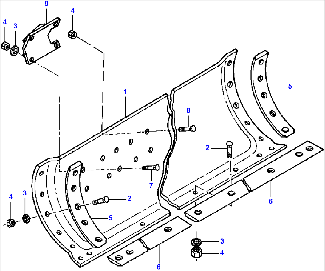 7/8 INCH MOLDBOARD 14 FT. WITH MOVEABLE CYLINDER MOUNT