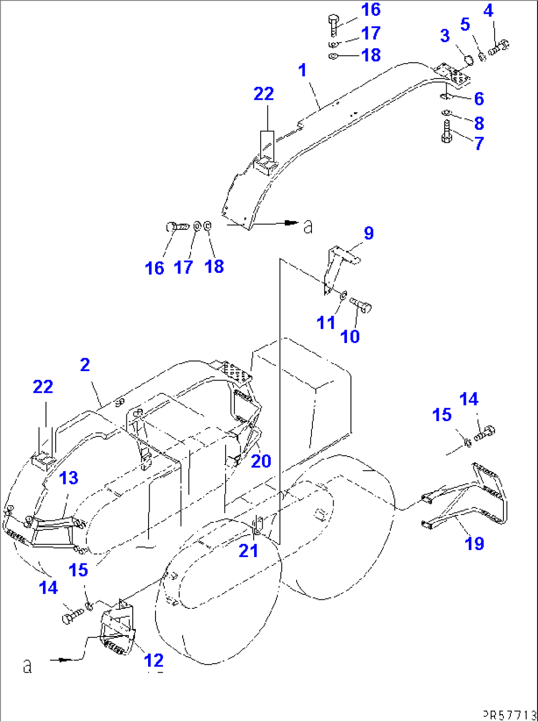 REAR FENDER(#1701-)