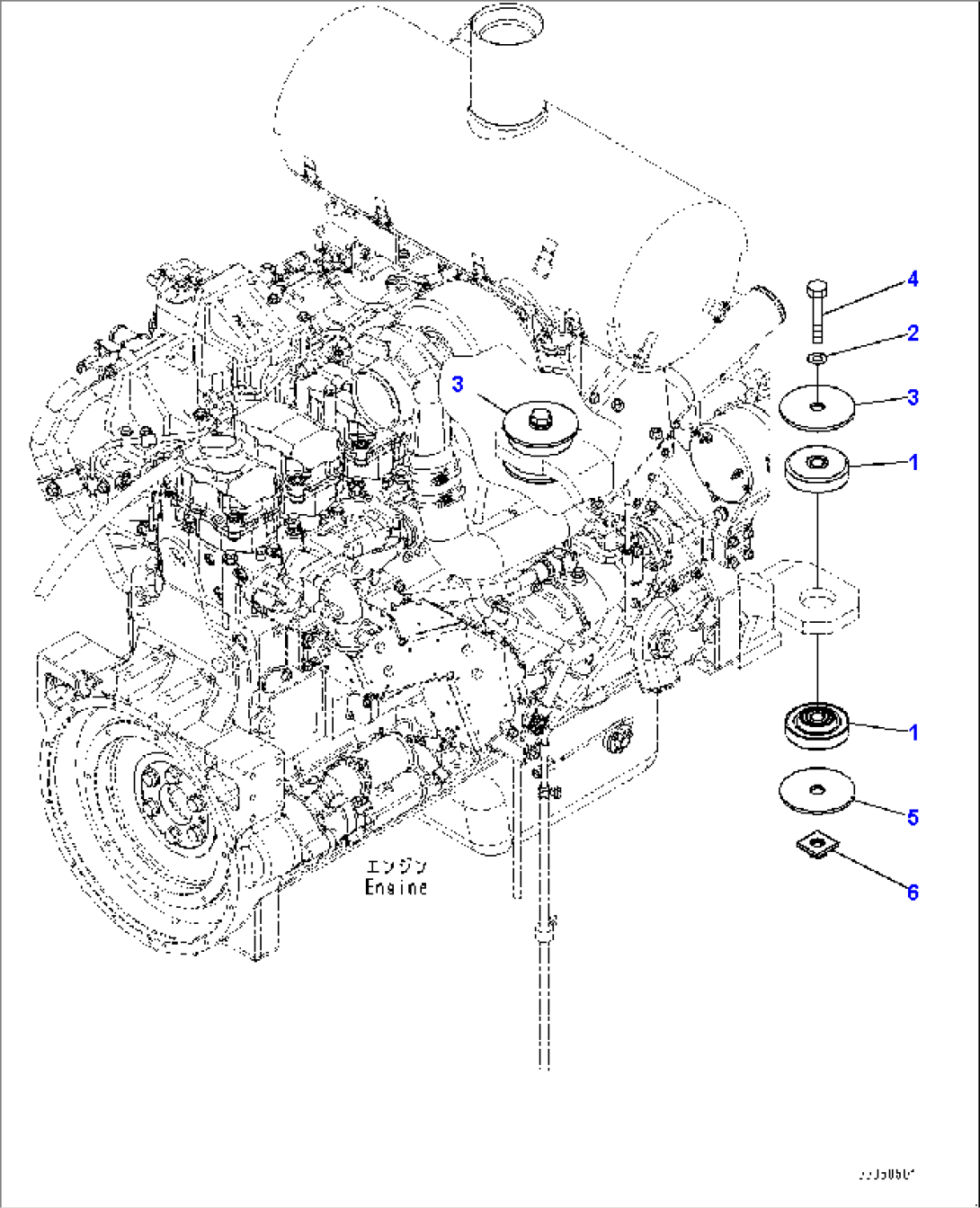 Engine Mounting (#90216-)