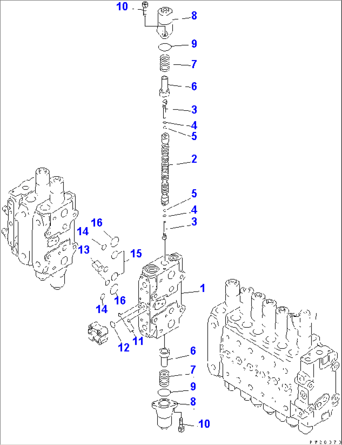 MAIN VALVE (13/17)(#1013-)