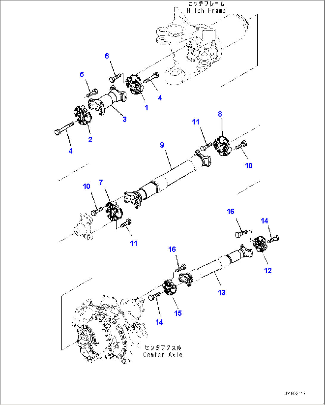 Rear Drive Shaft (#5001-5126)
