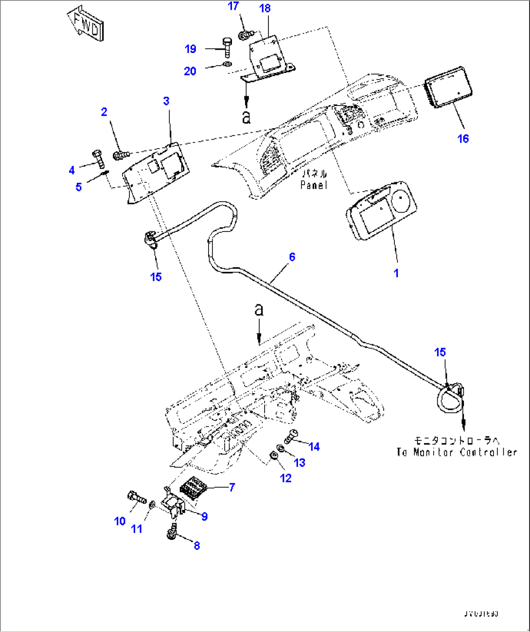 Cab, Dashboard (#10001-)