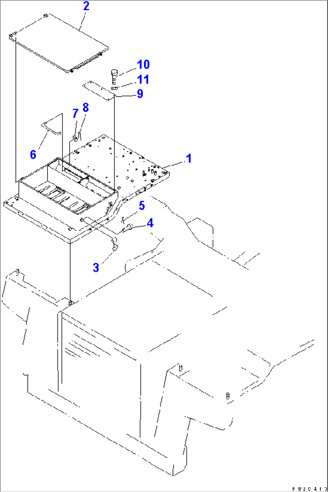PLATFORM (1/4) (BEACON)(#4217-)