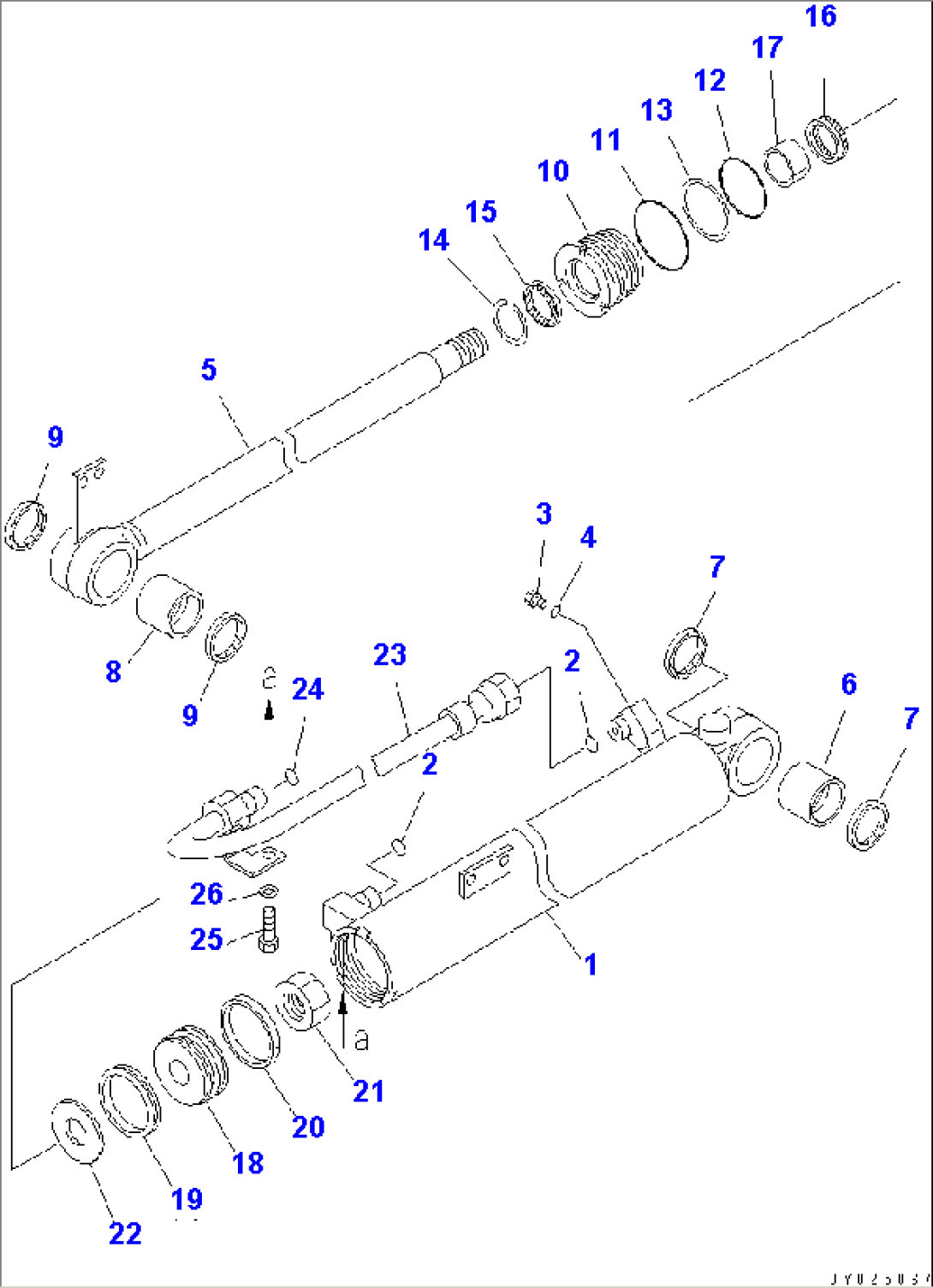 DUMP CYLINDER(#11501-12207)