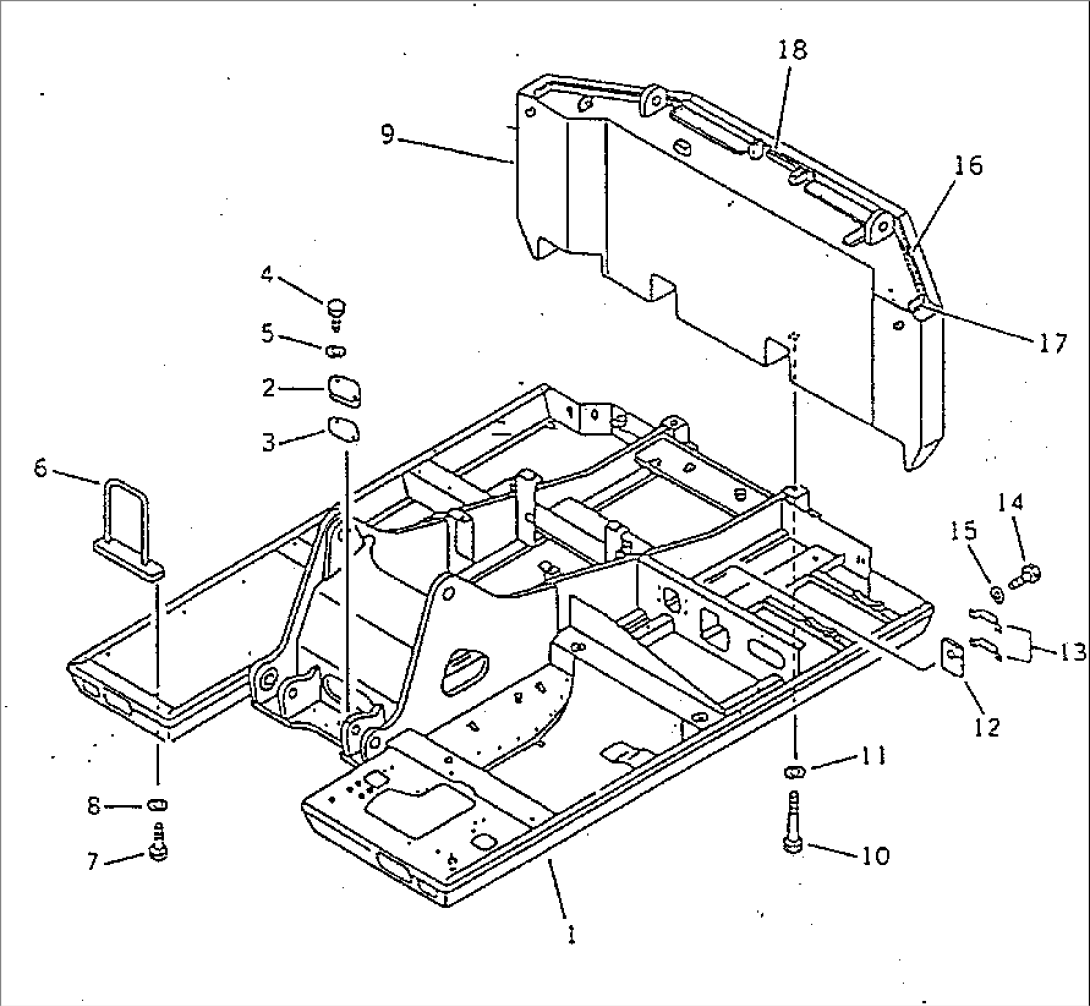 REVOLVING FRAME (NOISE SUPPRESSION SPEC.)(#2301-)