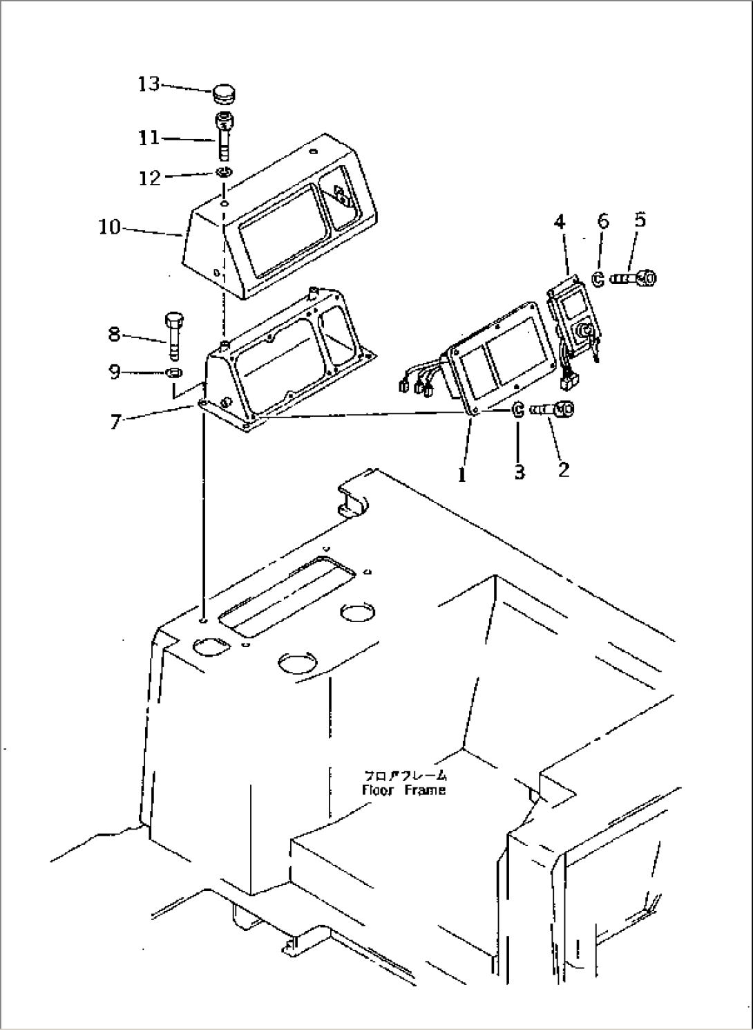 PANEL AND SWITCH (WITHOUT CAB) (WITH SHOE SLIP CONTROL)