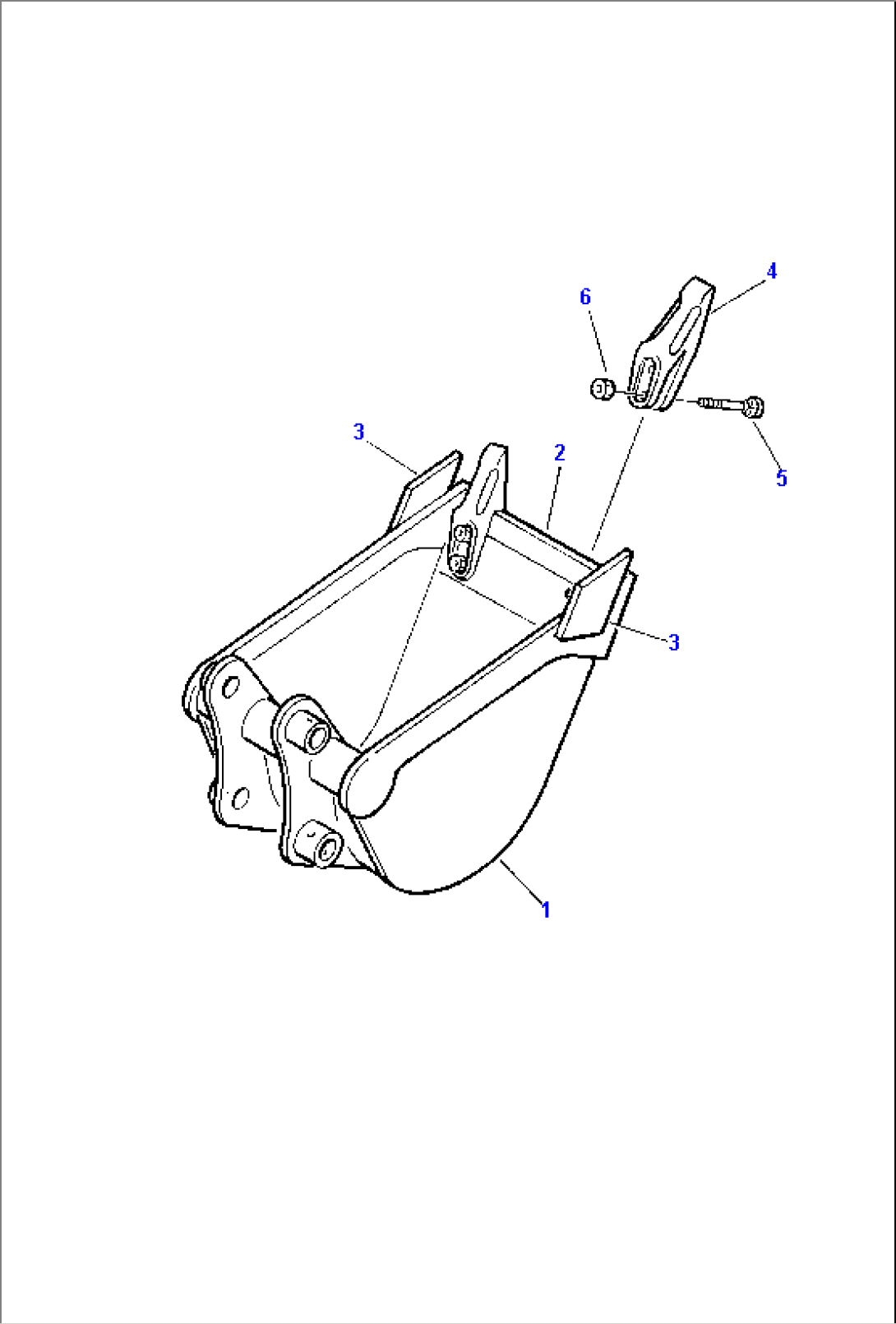 BUCKET (250 mm)