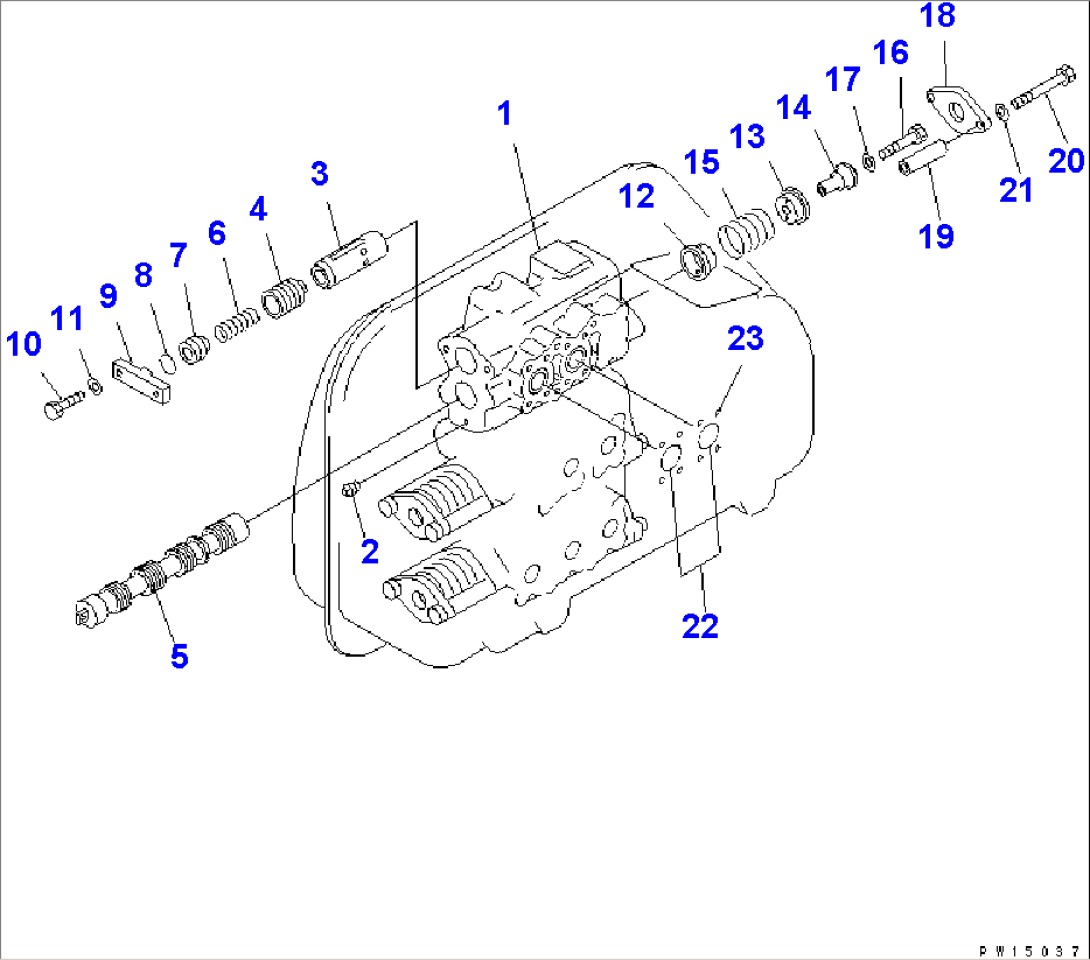 BLADE TILT CONTROL VALVE