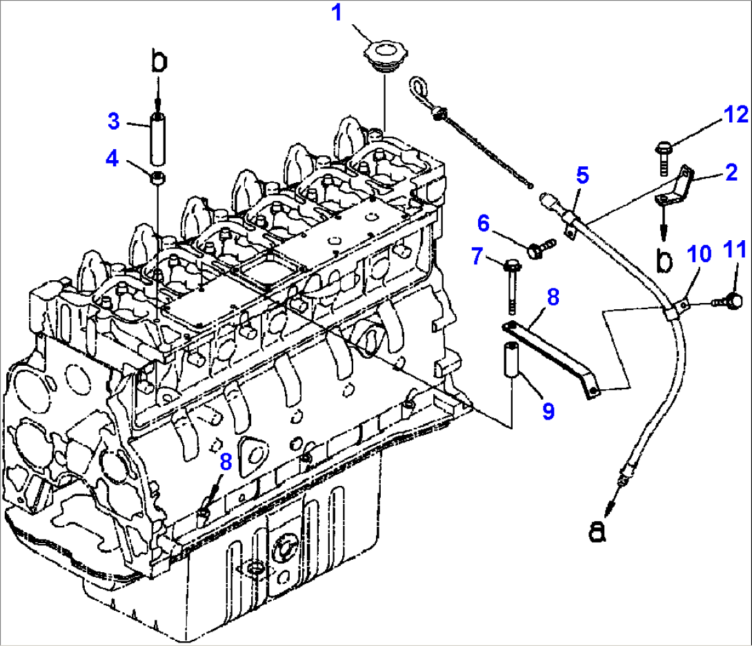 FIG NO. B0700-01A0 OIL GAUGE BRACKET