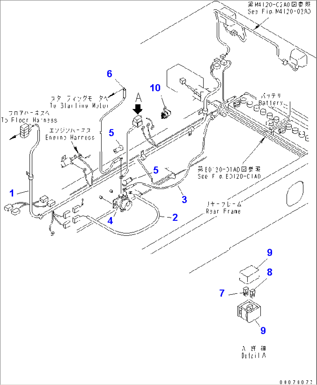 MAIN HARNESS (REAR FRAME LINE) (EU SPEC.)(#54238-)