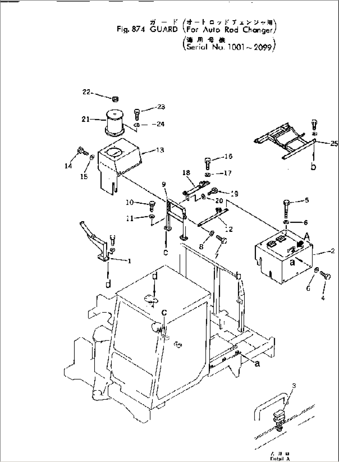 GUARD (FOR AUTO ROD CHANGER)(#1001-2099)