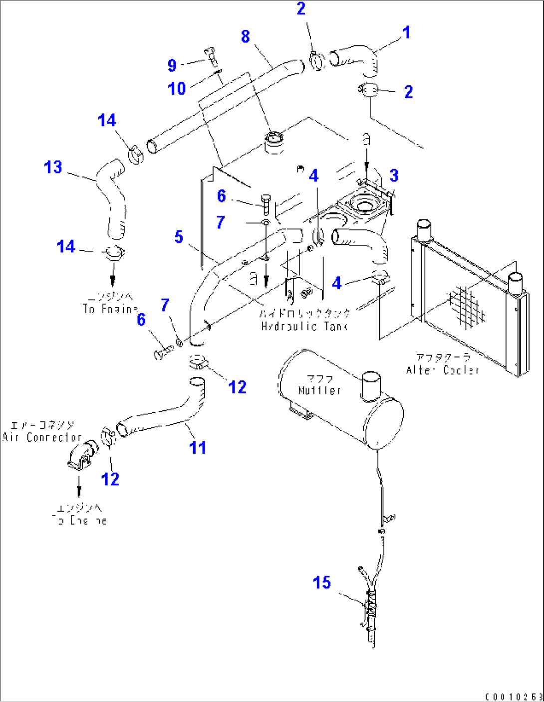 AIR INTAKE (AIR PIPING)(#51001-)