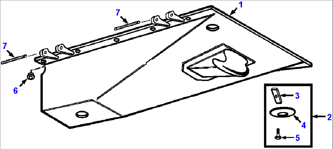 CRANKCASE GUARD - LANDFILL MACHINES